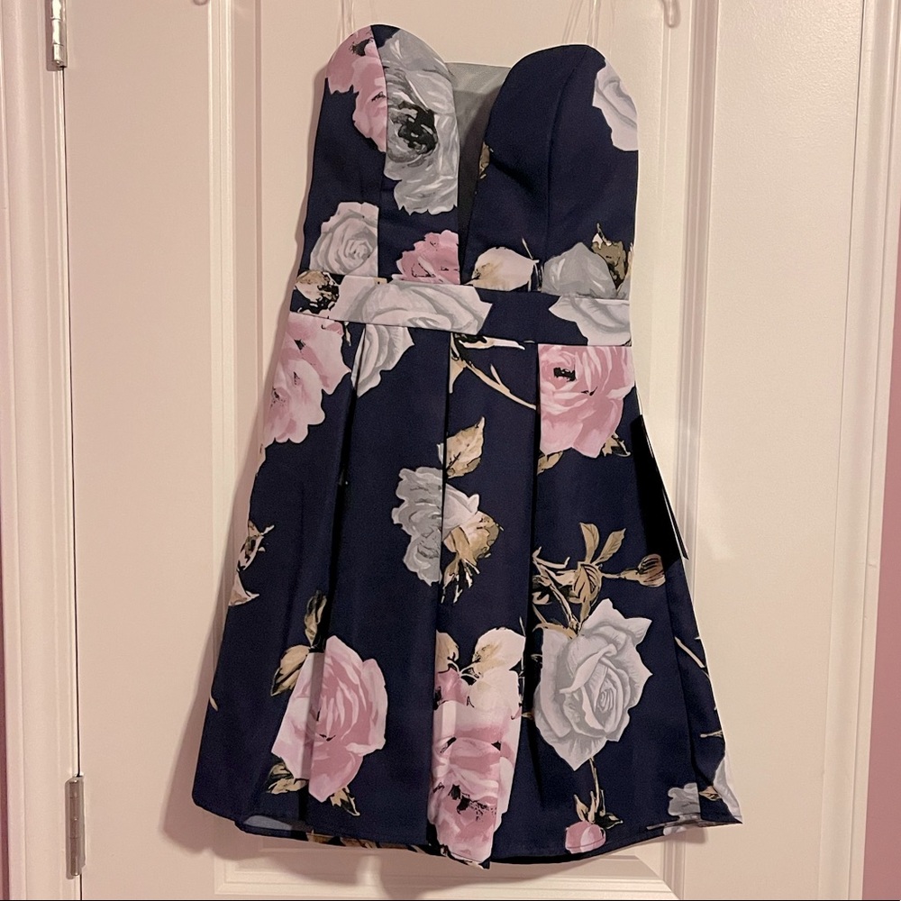 Floral cocktail dress